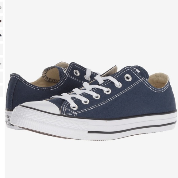 Converse men's 9 and women 11 Navy Blue. Almost New. No Box.